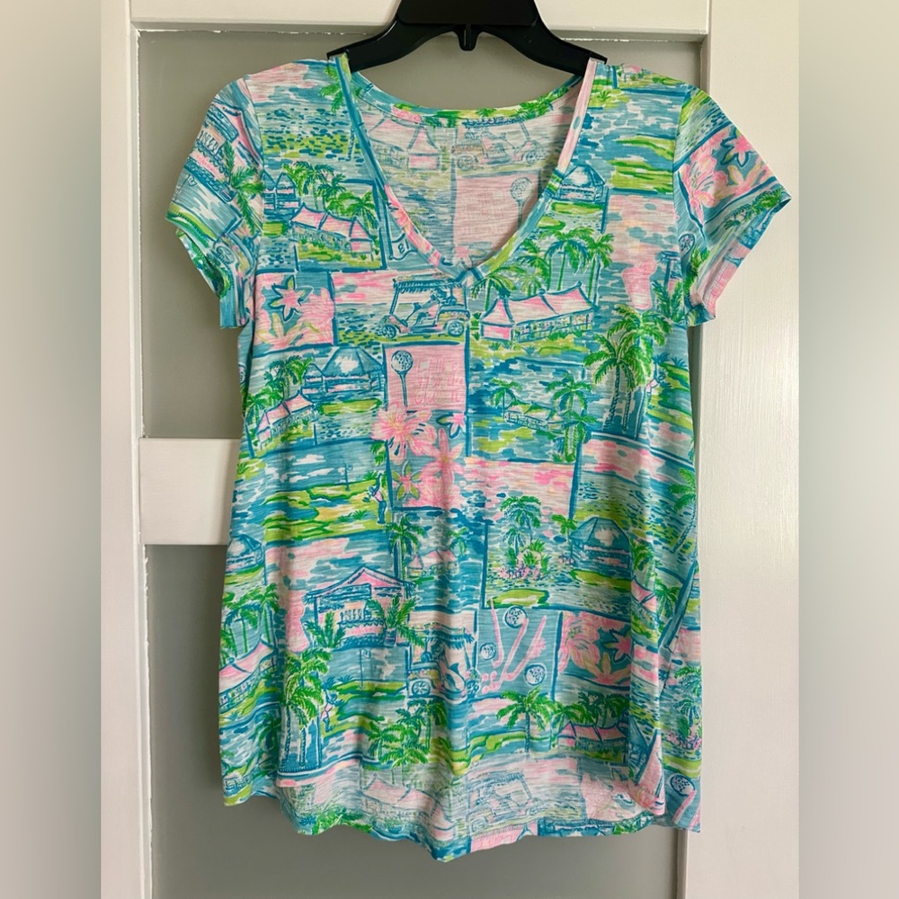 Lilly Pulitzer HONDA CLASSIC GOLF Etta Tee XS